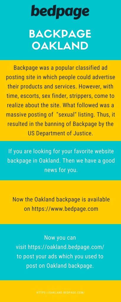 Oakland bedpage - BackPageLocals is the best and safest alternative for advertising in California, Oakland / East Bay. Advertise with us and you'll see how easy and safe it is. Our process for …